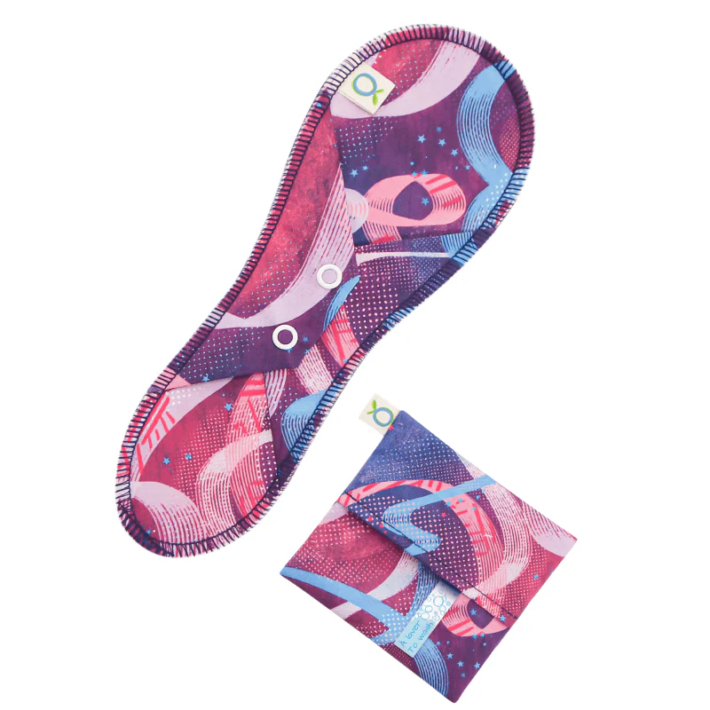 ÖKO-CREATION | Öko-Teens Regular Washable Period Pad + Pouch