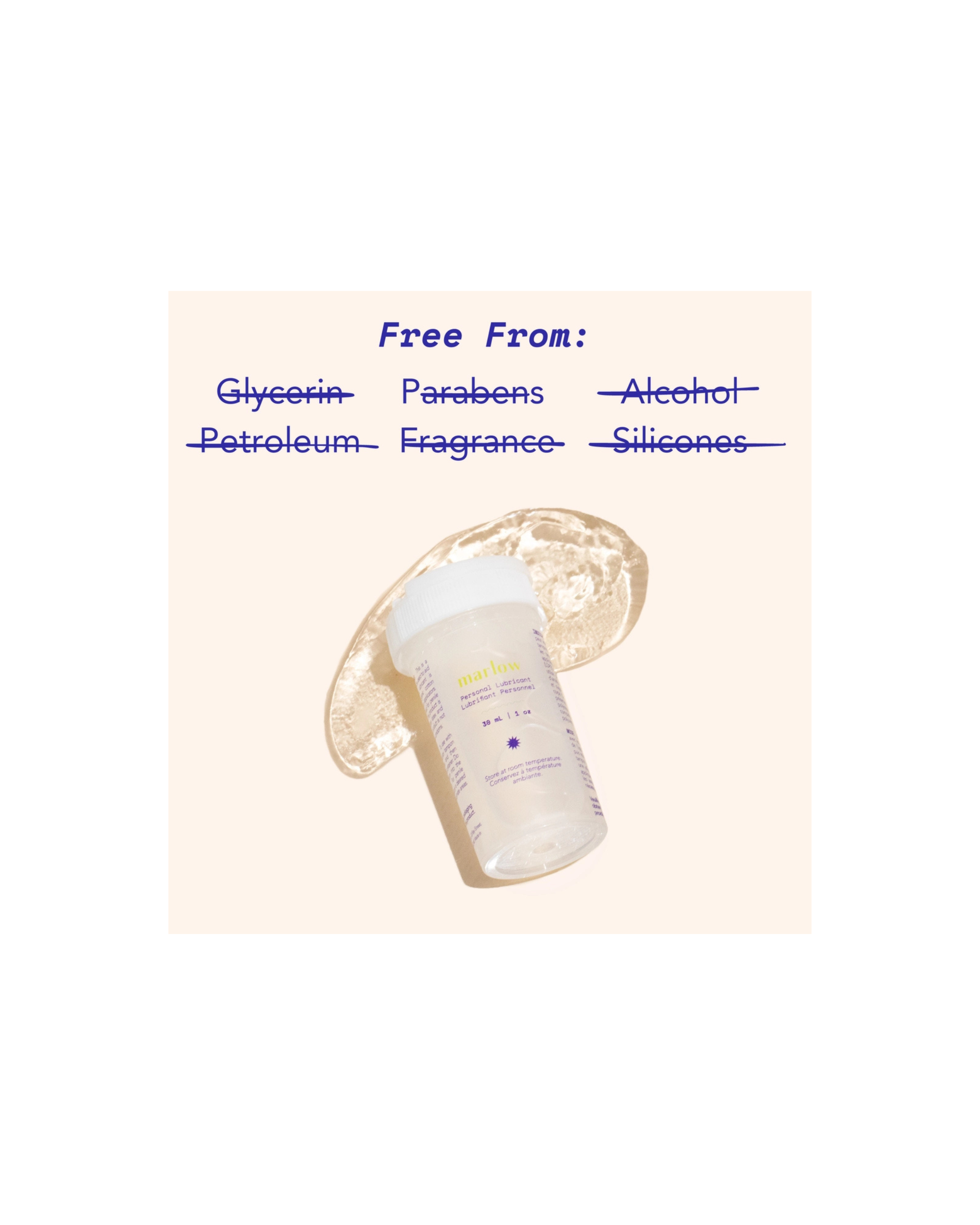 MARLOW | Revolutionary Easy Glide One-Dip Tampon Lubricant