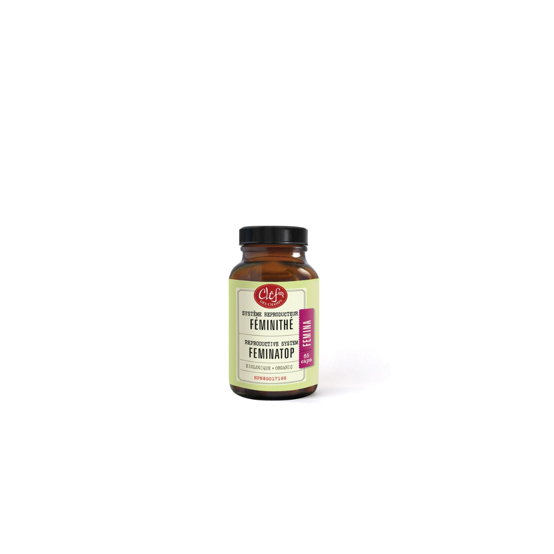 CLEF DES CHAMPS | Femina Top Organic Herbal Supplement for Uterine Health